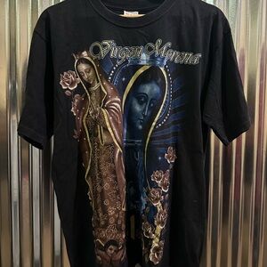 Virgen Morena Graphic Tee - Black